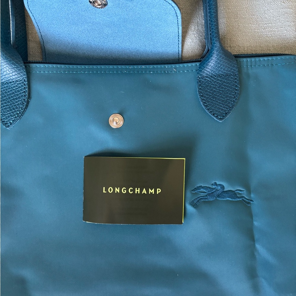 Longchamp Blue Tote Bag